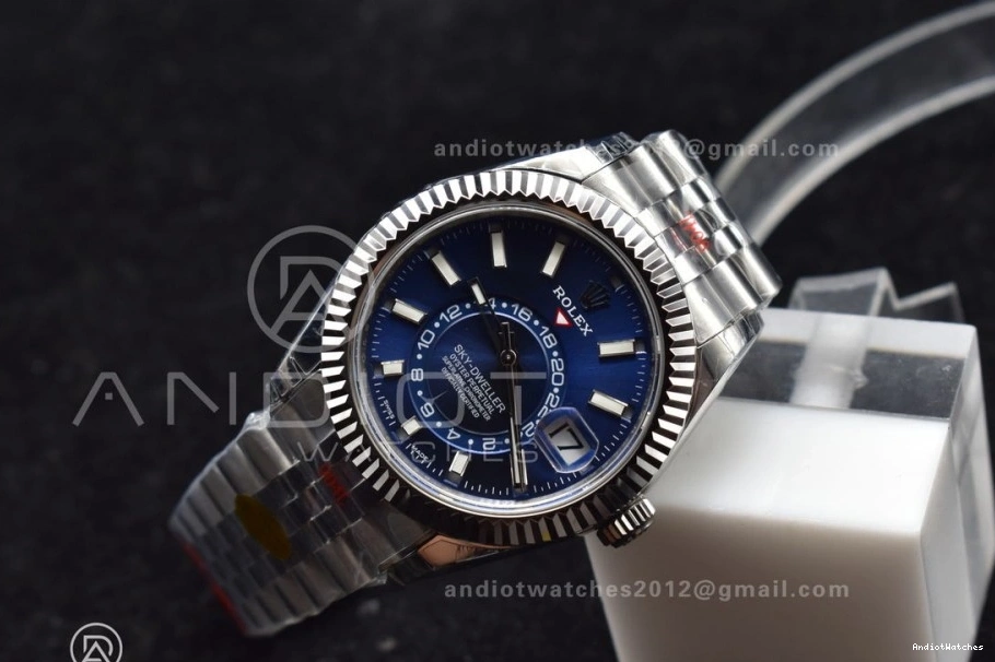 A23J Blue Noob SS on SS Jubilee Dial 1111 Best Affordable Edition Bracelet Skydweller 0425